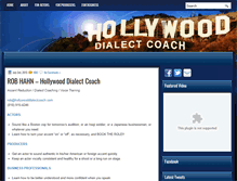 Tablet Screenshot of hollywooddialectcoach.com